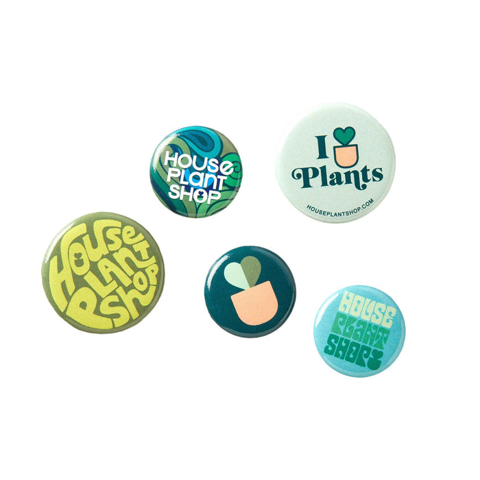 Graphic Buttons - 5 Pack