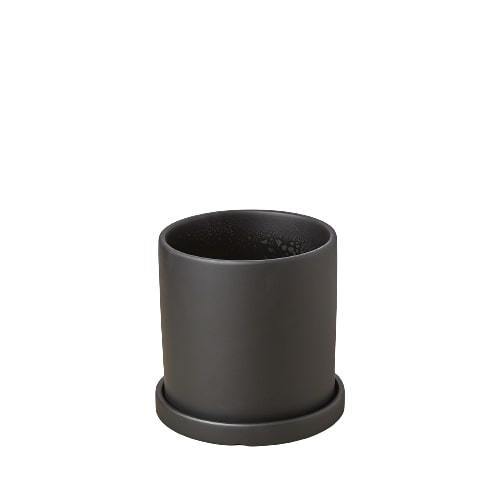 Matte Finish Cylinder Pot - 5.5 Inch